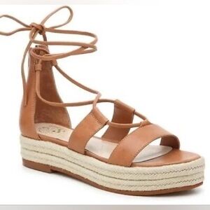 Vince Camuto Kellie leather espadrille sandal